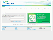 Tablet Screenshot of pochi.sysmex.co.uk